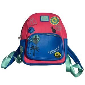 Disney Vacation Club 2022 Limited Edition Neon Adventure Loungefly Mini Backpack